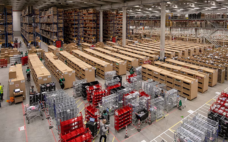 Warehouse Cargo Background